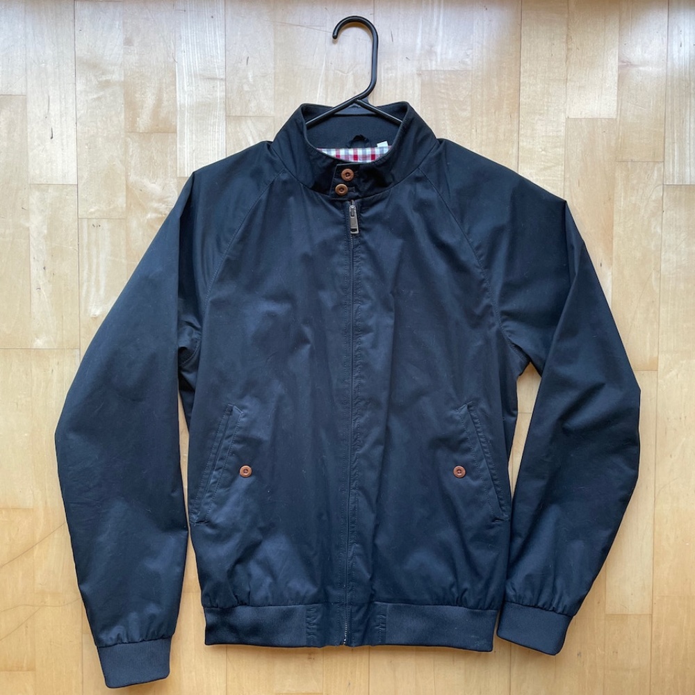 Ben Sherman Signature Harrington Jacket – Black